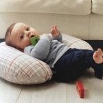 Coussin en fer à cheval pour l'alimentation