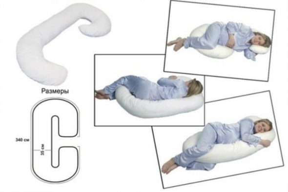Sur un tel oreiller, il est confortable de dormir la nuit.