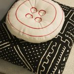Coussin à boutons pour terrasse