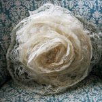 Oreiller fleur en forme de fleur