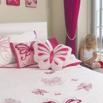 Coussins papillon pour chambre des filles