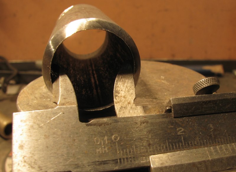 Mesure du diamètre interne du perceur fait maison