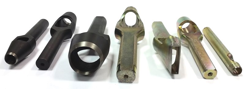 Punches for grommets of various shapes