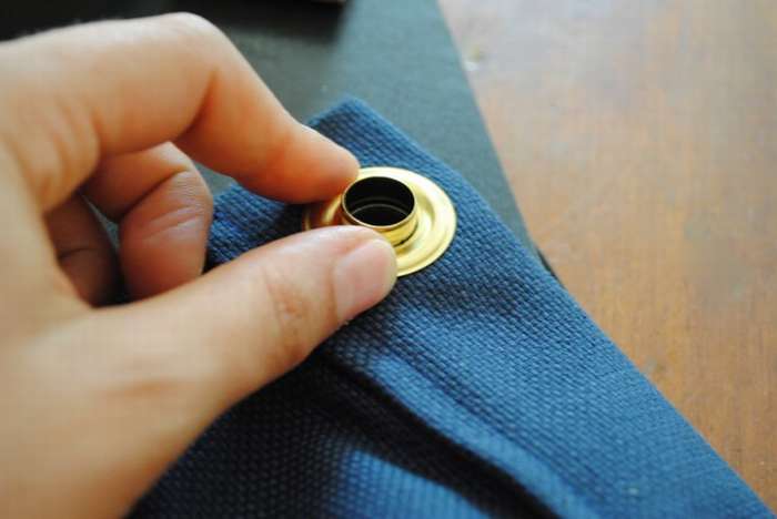 Do-it-yourself installation eyelet ring