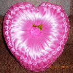 Coussin Ruban Rose Maison