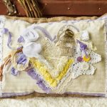 Coussin fait main élégant de Provence