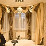 Window decoration bay window by a professional designer