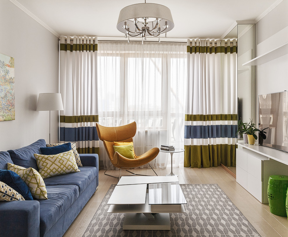 Oeillets dans le salon moderne