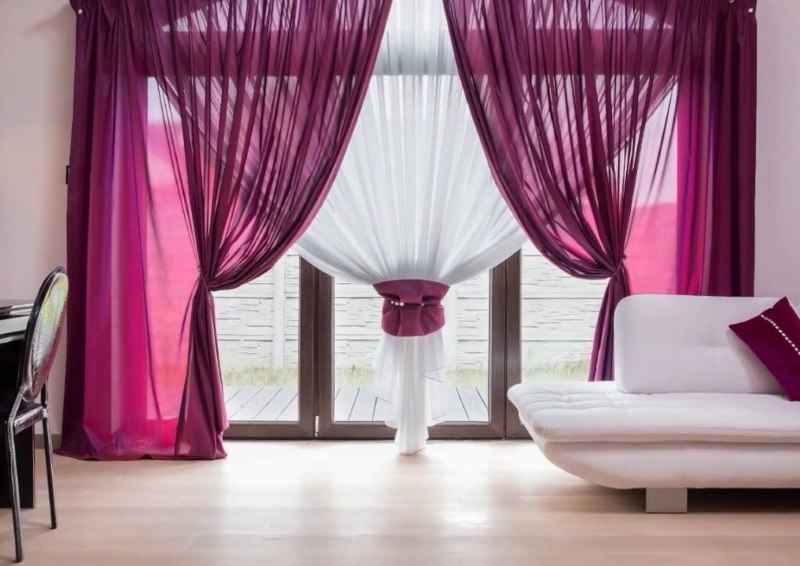 Hall intérieur avec double tulle