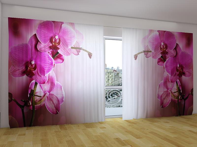 Impression sur tulle dans le salon