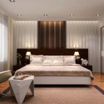 Lit double dans la chambre des conjoints
