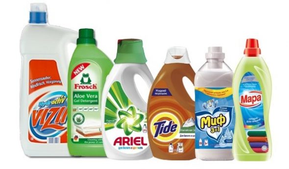 Gels for washing