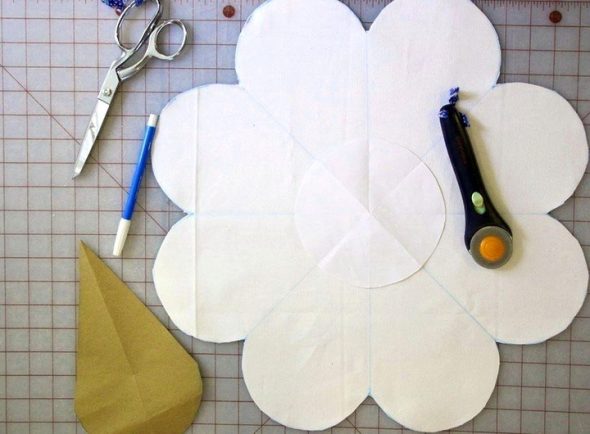 Couper le papier vierge