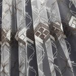 Πολύχρωμο μοτίβο στο ύφασμα του υφάσματος microgrid