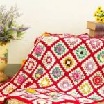 Plaid de fleurs de grand-mère