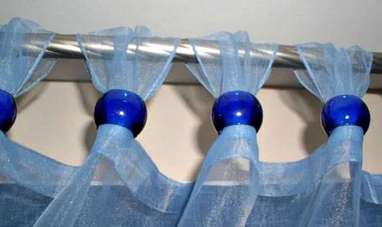 Rideaux articulés faits maison