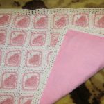 Plaid bilatéral en polaire pour fille