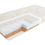 Matelas bilatéral en latex et noix de coco pour enfants