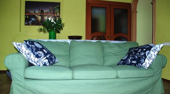 Coussins décoratifs à l'intérieur