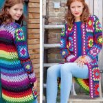 Cardigan à manches carrées