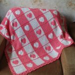 Belle coeurs plaid rose et blanc pour les filles