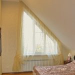 Lightweight trapezoidal window for the bedroom