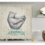 Photocurtain à l'intérieur de la salle de bain