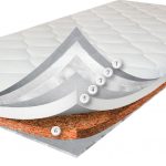 Matelas pour nouveau-né avec noix de coco Confort au lit, orthopédique