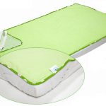 Le couvre-matelas s'adapte simplement sur le matelas, sous le drap