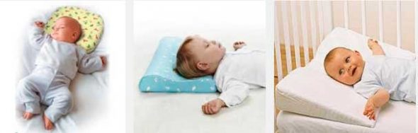 Oreiller orthopédique pour bébé qui dort