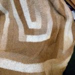 Plaid 10 boucles de fil courbe