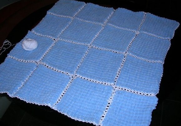 Plaid de 16 carrés