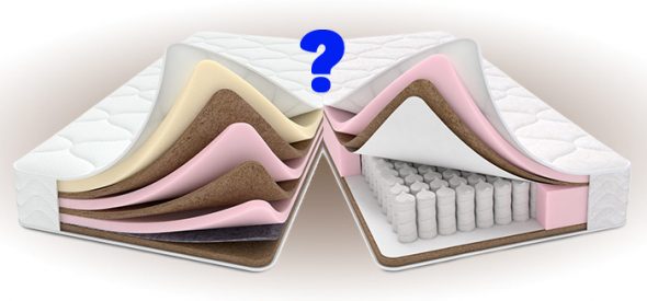 Matelas à ressorts et à ressorts