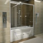 Niches construites dans le mur de la salle de bain