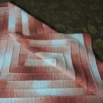 Plaid marron clair à rayures