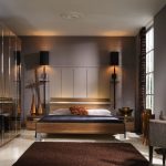 Rideaux sombres avec deux fenêtres pour la chambre