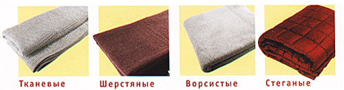 Types de couvertures