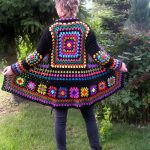 Veste longue des carrés le faire vous-même