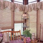 Option Design Loggia Römische Klettvorhänge