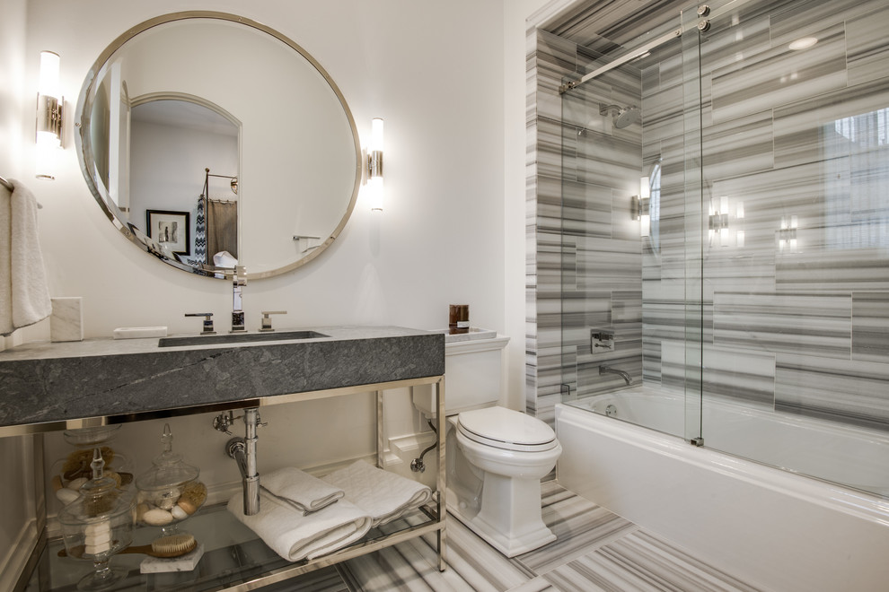 Sürgülü bölmeli oval banyo aynası