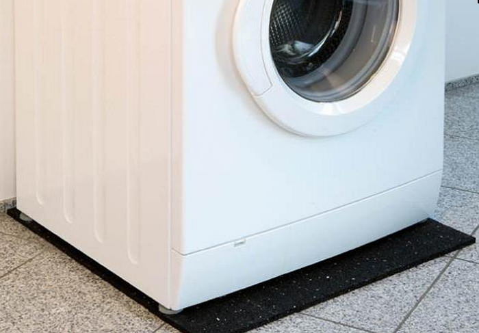 Trillingsmatten voor de wasmachine