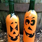 décor de bouteille halloween
