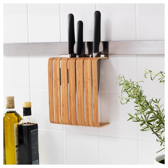 stand pour des idées de décor de couteaux