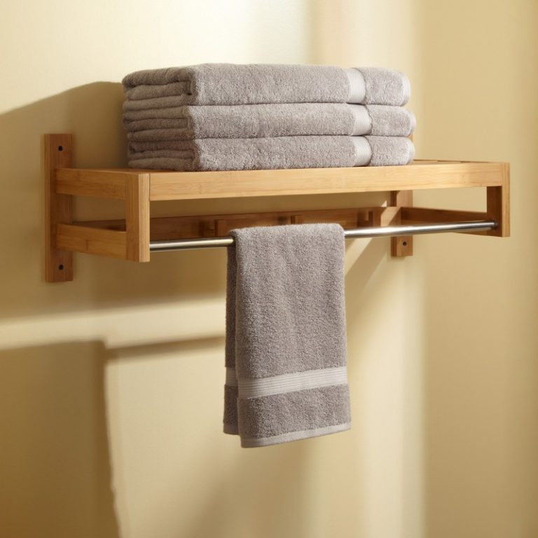 étagère de salle de bain