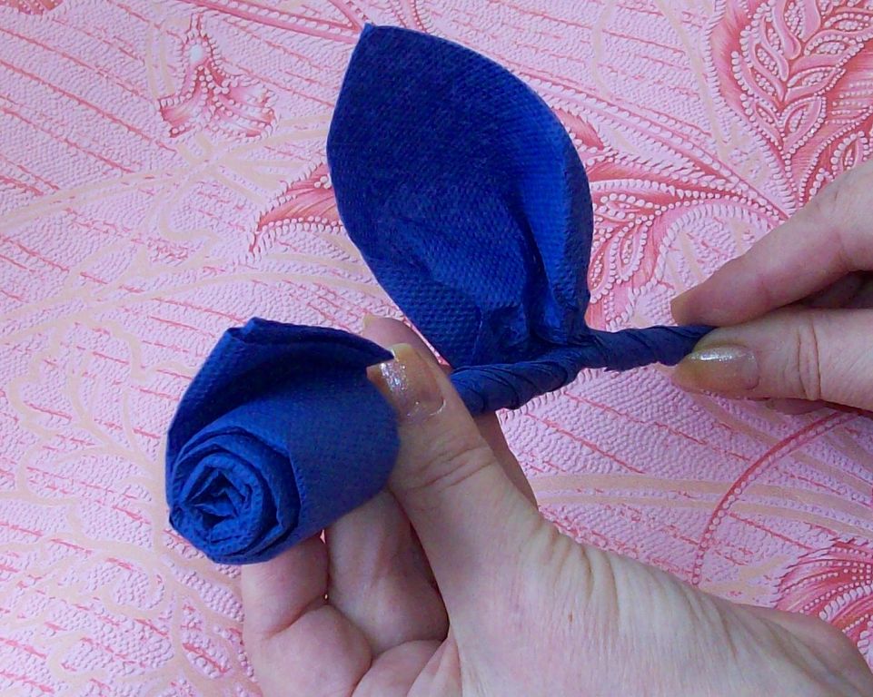 roses de serviettes faire vous-même la décoration