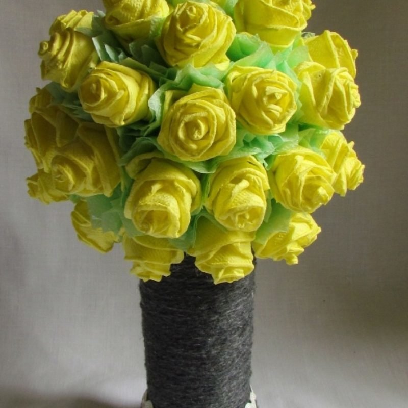 roses de serviettes faites-le vous-même idées décor