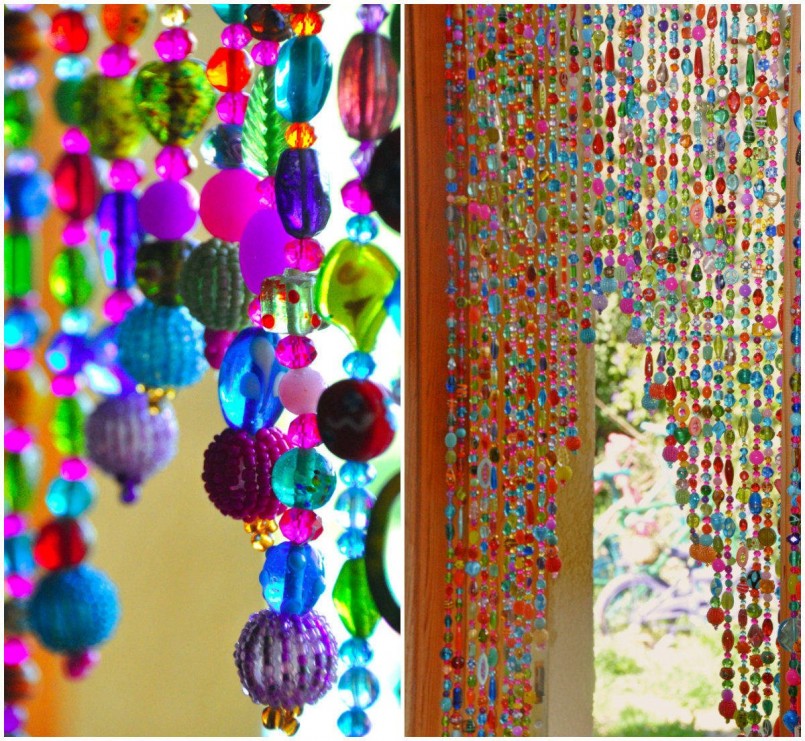 rideaux de perles
