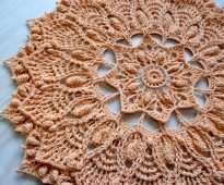 photo de conception de serviette au crochet