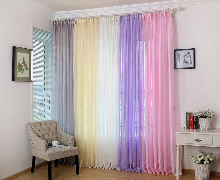 tulle arc-en-ciel moderne