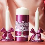 Bougies de mariage bricolage